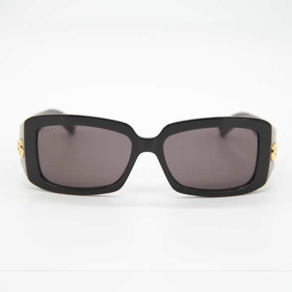 NEW GUCCI SUNGLASSES GG1403S 001 BLACK EYEWEAR - Picture 4 of 11